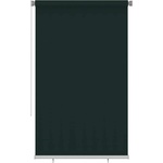 vidaXL Външна ролетна щора, 145(Ш)x230(В) см, тъмнозелена, HDPE (312826)