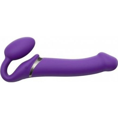 Strap-on-me Silicone bendable strap on Purple Strap-on dildo fialové XL