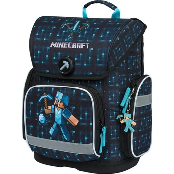 Baagl aktovka Ergo Minecraft modrý