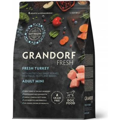 Granddorf čerstvé krůtí maso dospělí psi malých plemen 3 kg