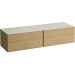 Laufen Il Bagno Alessi - Шкафче за умивалник, 160x50x37 см, 2 чекмеджета, светъл дъб H4313300972501 (H4313300972501)