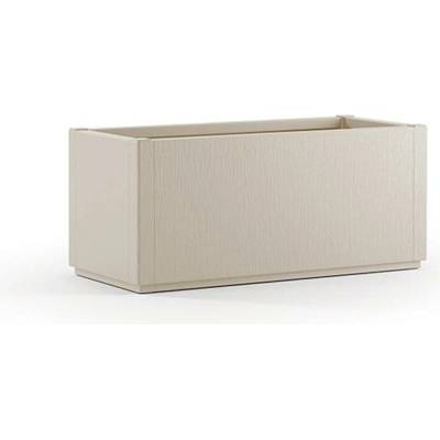 STEFANPLAST Truhlík vyvýšený záhon ETHICA 80x36x35cm krémově bílý