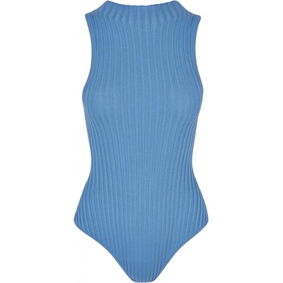 Ladies Rib Knit Sleevless Body horizonblue