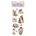 PENTART Quiet Days кучета и котки 10, 2x21, 6 cm стикер за надраскване 48859 (48859)