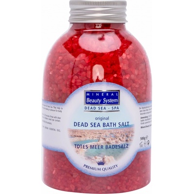 Mineral Beauty System soľ z Mŕtveho mora Ruža 500 g