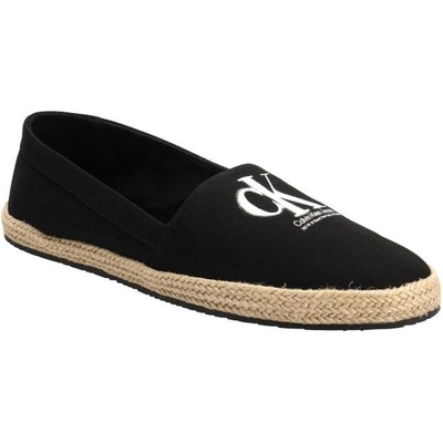 Calvin Klein Jeans Espadrilky ESPADRILLE MONO SEASONAL GR čierna