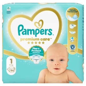 Pampers Premium S1 (94 бр. /фолио)