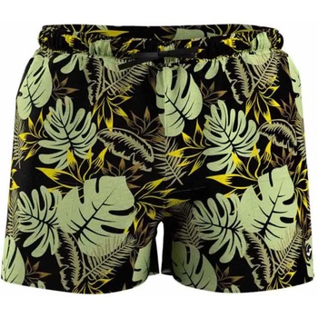 JOMA Бански гащета Joma Santa Monica swimming shorts - Black (Lime / Black)