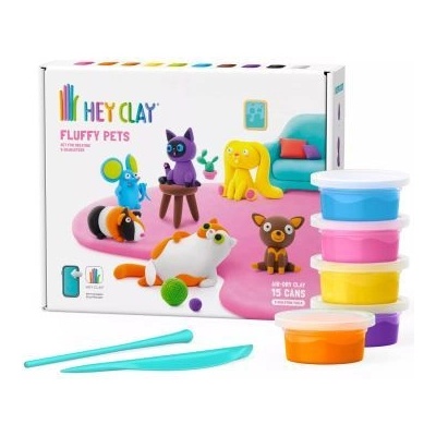 IMC Toys Комплект от глина Hey Clay: пухкави фаворити