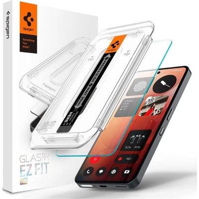 Spigen Стъклен Протектор за Nothing Phone 3A Pro/ 3A, Spigen EZ Fit Glass Tr, Прозрачен (AGL09429)
