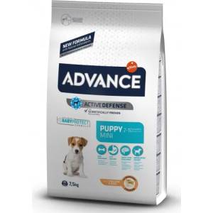 Affinity Advance Dog Mini Puppy - пилешко и ориз, високачествена храна за подрастващи кученца от дребните, за бременни, и за кърмещи кучета, Испания - 7 кг