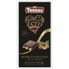 TORRAS Hořká s celými lískovými oříšky 150 g