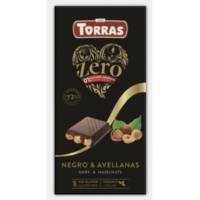TORRAS Hořká s celými lískovými oříšky 150 g