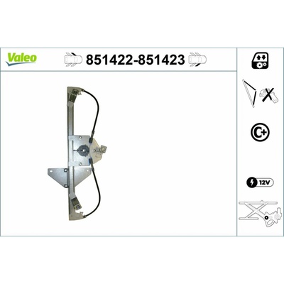 Mechanizmus zdvíhania okna VALEO 851422