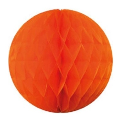 Ozdobná dekoračná guľa oranžová 30cm