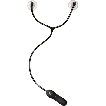 Image 1 of Doc Johnson Merci Swell Auto Vibrating Nipple Sucker Cups Black/Violet