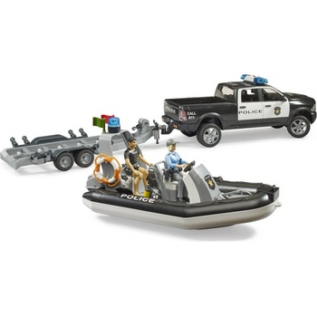 Bruder 2507 RAM Policie s člunem a 2 figurkami