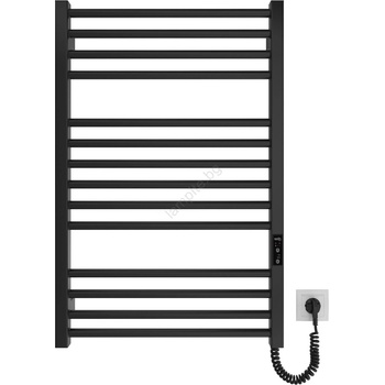 Mario Radiators Отопляема лира за баня HF DERBY 170W/230V 77x53 см черен (MR0013)