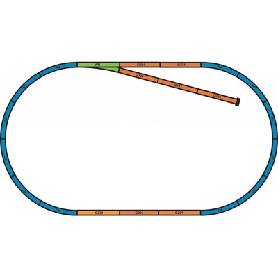 Piko Sada podloží pro sadu kolejí A+B 55366