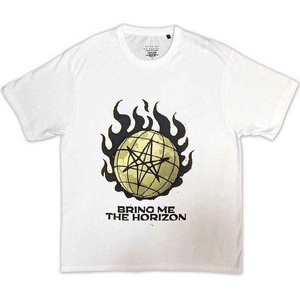 Bring Me The Horizon Globe Yellow White M Риза (BMTHTS131MW02)