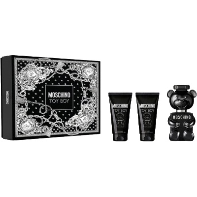 Moschino Toy Boy Подаръчен комплект за мъже Размер EDP 50 ml + 50 ml душ гел + 50 ml афтършейв балсам