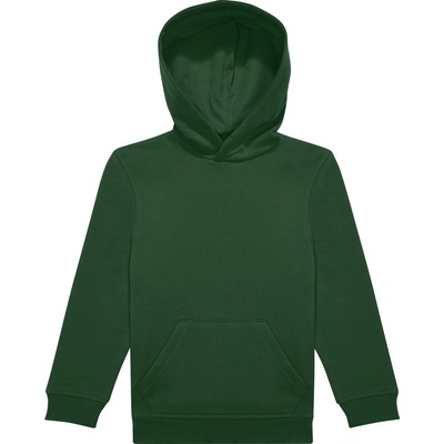 B&C mikina s kapucí ID.333 Hoodie kids bottle gree