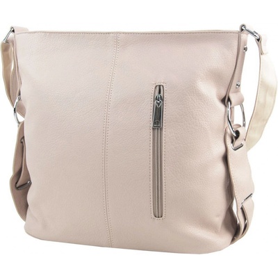 Mahel moderná crossbody dámska kabelka 67-MH Ružová