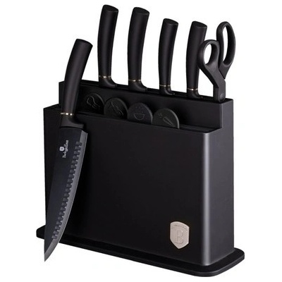 Berlingerhaus BH 2492 Matte Black Collection ve stojanu 11 ks