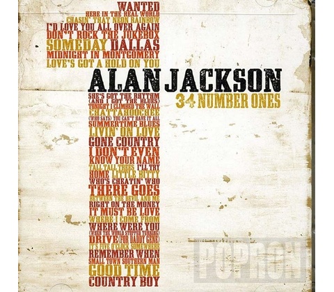 JACKSON ALAN: 34 NUMBER ONES, CD