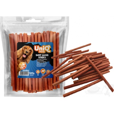 UNIQ Pets jehněčí tyčinky měkké 500 g