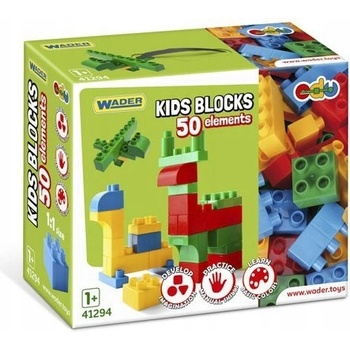 Wader 41294 Kids Blocks 50 ks