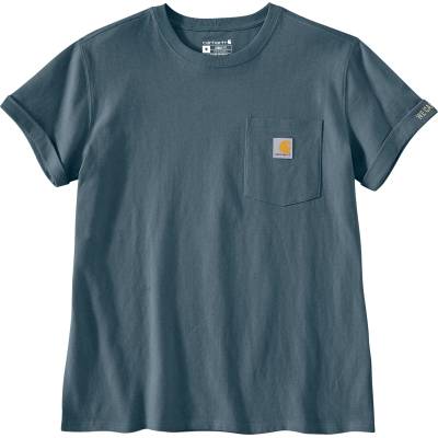 Carhartt Дамска тениска Carhartt Women's Dearborn Loose Rosie T-shirt - Iron Blue - размер XL (916-6677-0115)
