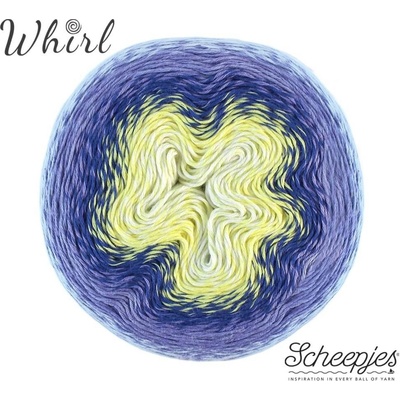 Whirl Sheepjes 772 fialovo-žlutá