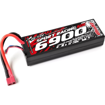 Team corally Батерия 2 клетки Team Corally Sport Racing 60C 6900Mah 2S 7, 4V T-Plug Hard Case C-49126-D (C-49126-D)