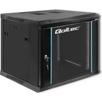  Комуникационен шкаф за стена Qoltec 19 9U (600x500), Черен | 54466 (54466)