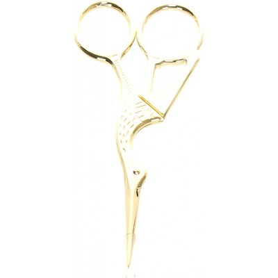 Nůžky čáp zlaté 12cm – Zbozi.Blesk.cz