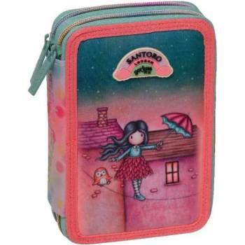 Santoro Ученически несесер Gorjuss Light As a Feader със съдържание