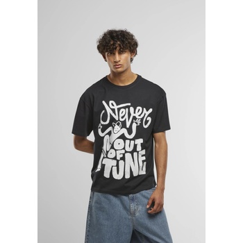 Mister Tee Тениска Never Out Of Tune Oversize Tee black XXLUB-MT3873-00007 - Тъмносив, размер XS
