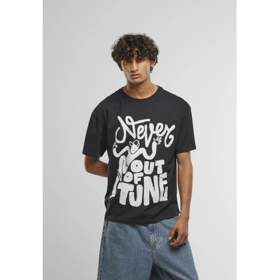 Mister Tee Тениска Never Out Of Tune Oversize Tee black XXLUB-MT3873-00007 - Тъмносив, размер XS
