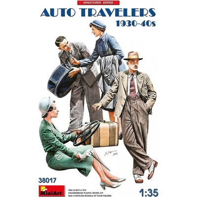 MiniArt Auto Travellers 1930-40s 4 fig. 38017 1:35