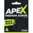 RidgeMonkey Ape-X Medium Curve Barbed Bulk Pack vel.6 25 ks