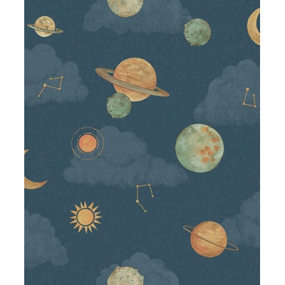Grandeco LD3515 Dětská vliesová tapeta na zeď Little Dreamer, rozměry 0,53 x 10,05 m