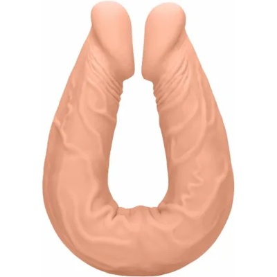 Shots Toys Реалистично двойно дилдо от кибер кожа Real Rock 36 см