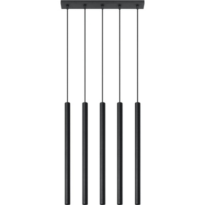 Sollux Черна висяща лампа , дължина 45 cm Fideus - Sollux (NL.0472)