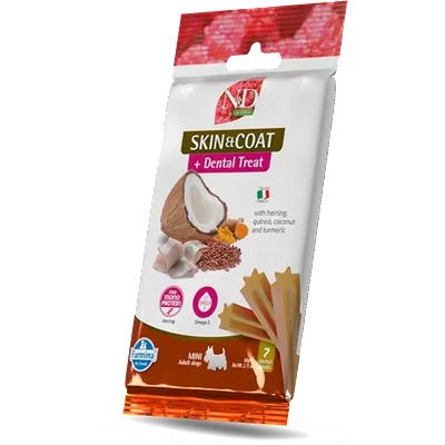 Farmina N&D Dental Treats Skin & Coat - Дентални лакомства за кучета за кожа и козина