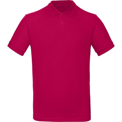 B&C Collection B&c inspire polo men / Мъжка поло тениска с къс ръкав от органичен памук - малинов цвят xxl (01043031105)