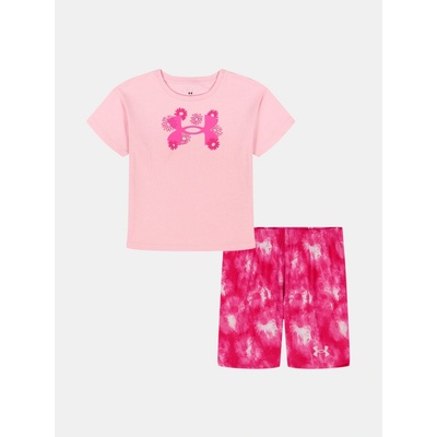Under Armour dívčí set UA PRINTED BIKE SHORT SET růžová – Zbozi.Blesk.cz