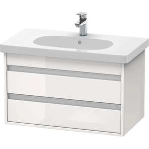 Duravit Ketho - Шкафче за умивалник 48x80x46 см, 2 чекмеджета, лъскаво бяло KT664702222 (KT664702222)