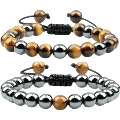 Amparo Náramok Hematit TL639 hneda