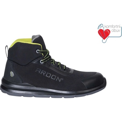 Ardon SOFTEX HIGH S1P kotníková obuv Černá